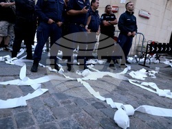 Министерство на вътрешните работи - протест