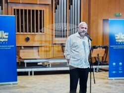 Ректора на Националната музикална академия (НМА) проф. д-р Сава Димитров открива академичната година., снимка – НМА