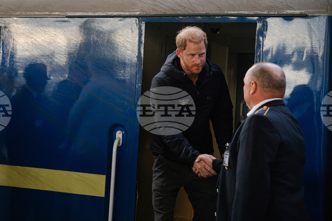 Принц Хари пристигна на изненадващо посещение в Украйна