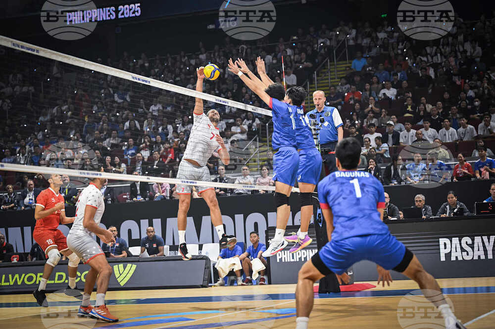 Тунис на Камило Плачи започна с победа над домакините от Филипините при откриваването на Световното първенство по волейбол за мъже