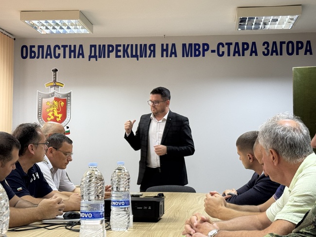 ОА Стара Загора: Областният управител д-р Неделчо Маринов присъства на среща по повод Седмицата на Пожарната безопасност