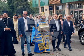 Сливен - литийно шествие - православна реликва