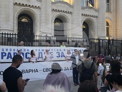 Съдебна палата - протест - Благомир Коцев