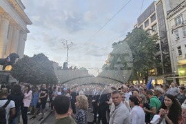 Съдебна палата - протест - Благомир Коцев