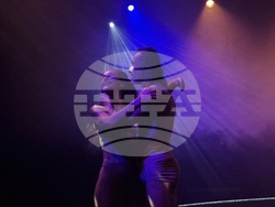 Танцовите артисти Зия Азази и Марион Крамп представят в София спектакъла „Pietà 2.0“, снимка – Даниел Димитров/БТА