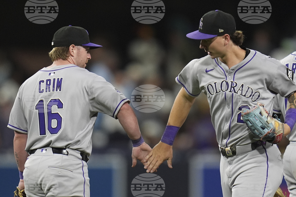 Rockies Padres Baseball