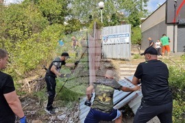 Стара Загора - квартал "Три чучура" - почистване