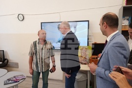 Кюстендил - Росен Желязков - реновирано училище - кръстовище