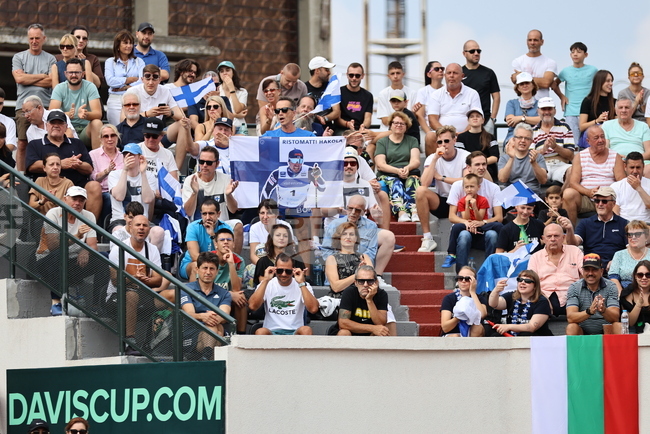 Финландия изравни общия резултат в сблъсъка с България за Купа "Дейвис"