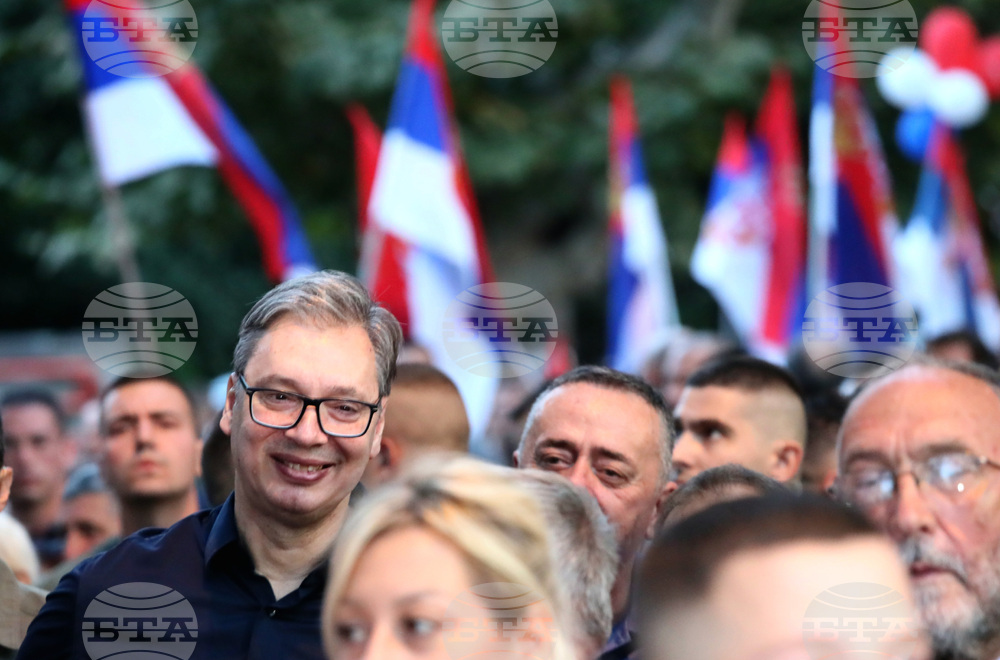 Сърбия - контрапротест - Александър Вучич