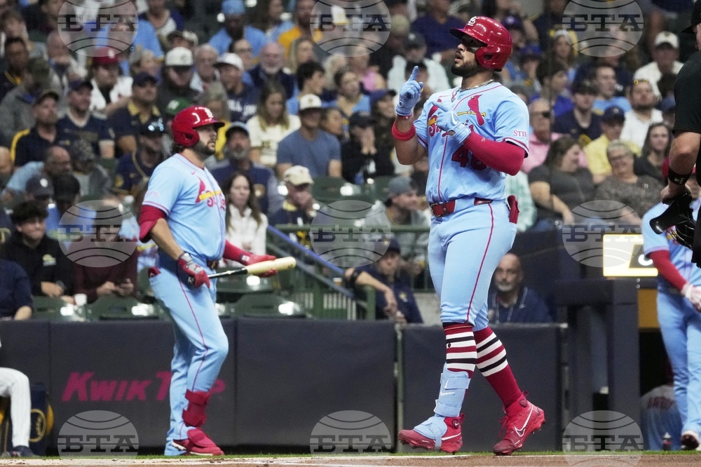 Cardinals Brewers Baseball