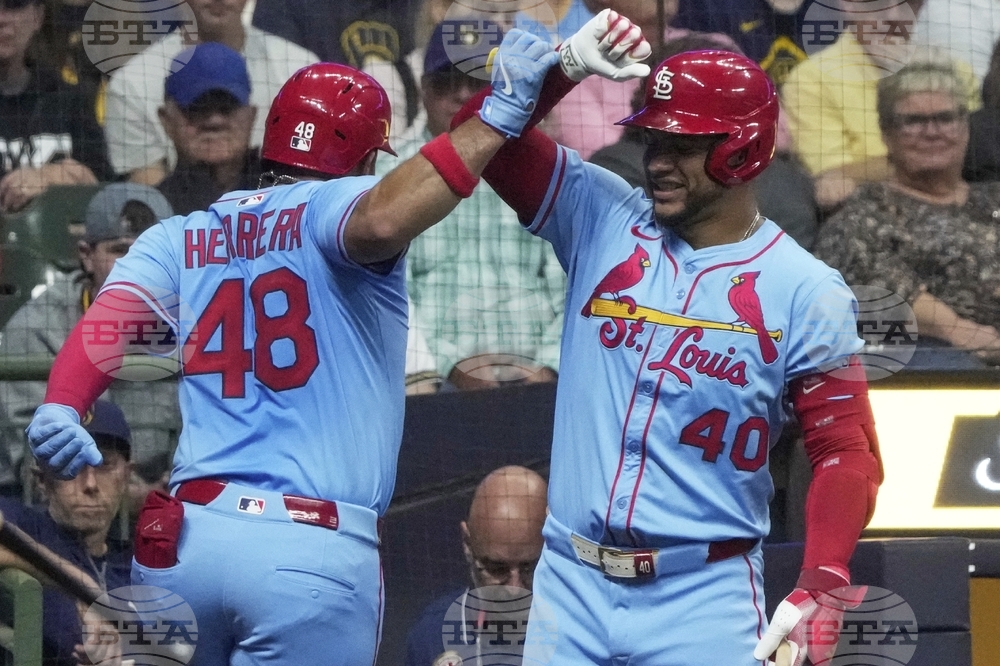 Cardinals Brewers Baseball