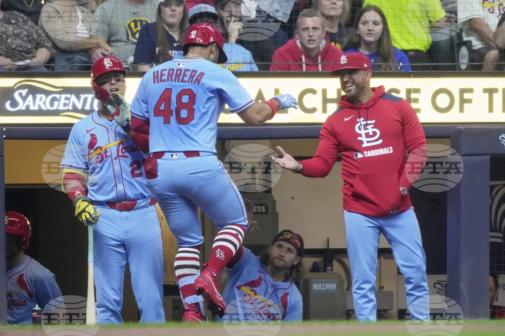 Cardinals Brewers Baseball