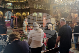 Търговище - храм „Св. Йоан Рилски“ - Кръстовден - служба