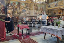 Търговище - храм „Св. Йоан Рилски“ - Кръстовден - служба