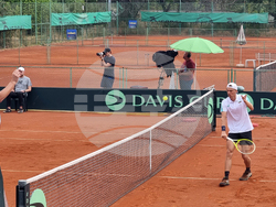 Пловдив - тенис - Купа "Дейвис" - България - Финландия - Александър Донски - Пьотр Нестеров