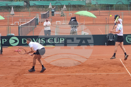 Пловдив - тенис - Купа "Дейвис" - България - Финландия - Александър Донски - Пьотр Нестеров