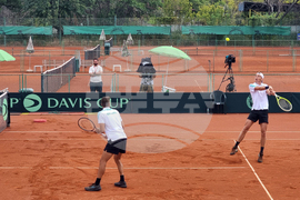 Пловдив - тенис - Купа "Дейвис" - България - Финландия - Александър Донски - Пьотр Нестеров