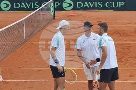 Пловдив - тенис - Купа "Дейвис" - България - Финландия - Александър Донски - Пьотр Нестеров