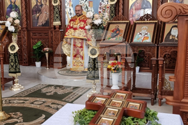 Сливен - храм "Света Петка" - Кръстовден - служба
