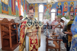 Сливен - храм "Света Петка" - Кръстовден - служба