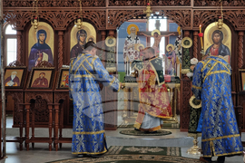 Сливен - храм "Света Петка" - Кръстовден - служба
