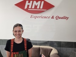 Даниела Мартинова, управител на дружеството "Хигиенно-медицинска индустрия" във Велико Търново. Снимка: Кореспондент на БТА във велико Търново Марина Петрова