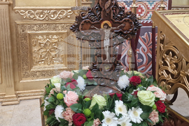 Патриарх Даниил - храм "Въздвижение на светия кръст Господен" - света литургия