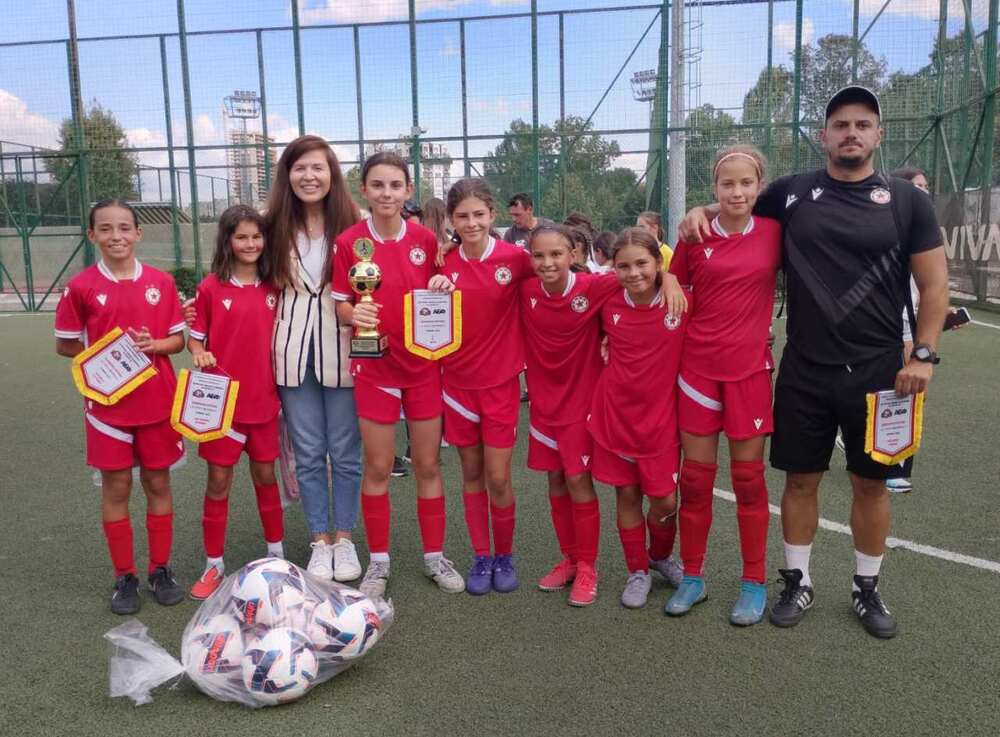 Девойките (до 12 години) на ЦСКА спечелиха турнира по футбол за Купата на АБФ в София