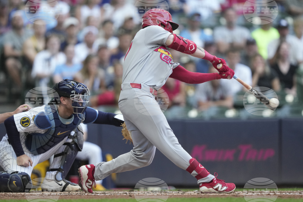 Cardinals Brewers Baseball
