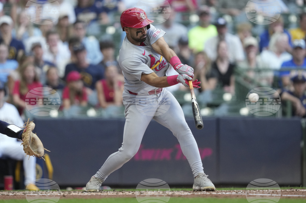 Cardinals Brewers Baseball