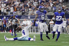 APTOPIX Giants Cowboys Football