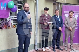 Пловдив - Националната гимназия за сценични и екранни изкуства - министър Мариан Бачев