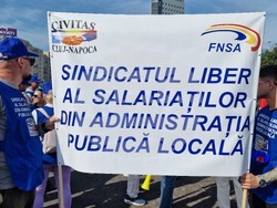 Румъния - протест