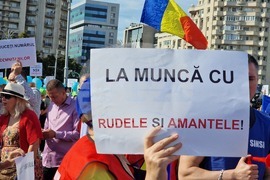 Румъния - протест