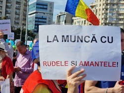 Румъния - протест