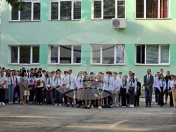 Видин - Профилирана природо-математическа гимназия - първи учебен ден