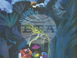 В два тома са събрани текстове от поредицата „Приказки от цял свят“ на Николай Райнов и илюстрации на Любен Зидаров. Снимки: издателство „Миранда“