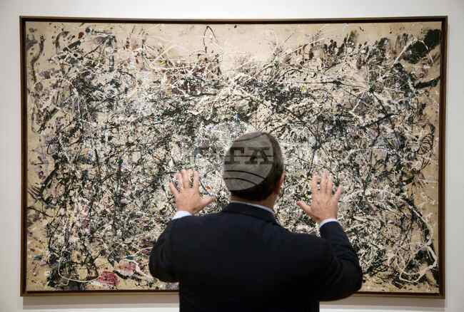 Разкрита е десетилетна загадка за синия цвят в емблематична картина на Джаксън Полък