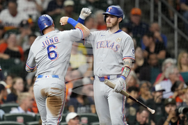 Rangers Astros Baseball