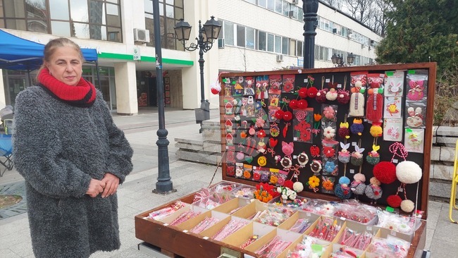 Видин - продажба на мартеници