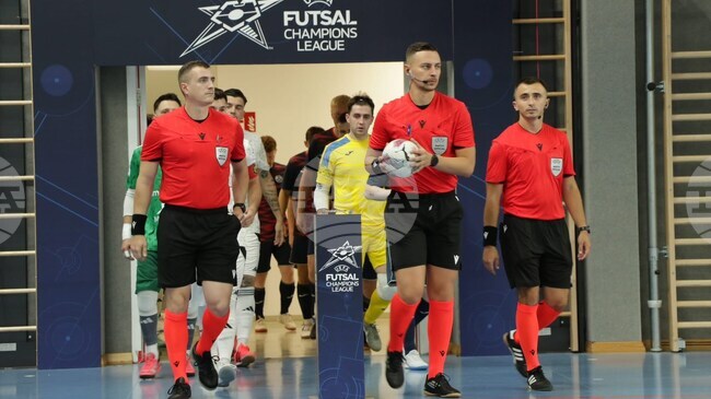 Двама български рефери получиха назначение за дерби от Шампионската лига на Европа по футзал