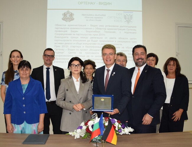 Видин и Ортенау задълбочават сътрудничеството си в контекста на европейските предизвикателства