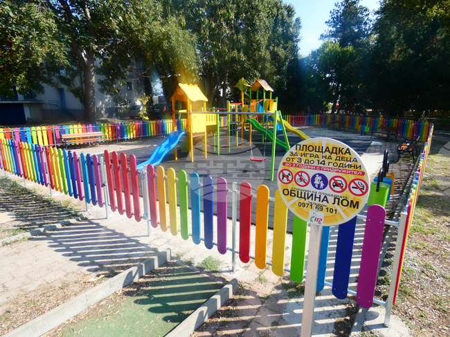 Дунавският парк в Лом е обновен с нови съоръжения по проект с европейско финансиране