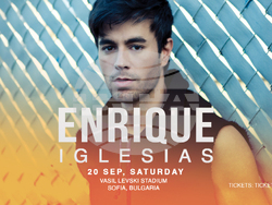 Енрике Иглесиас ще има концерт на стадион „Васил Левски“ в София – на 20 септември, визия – Fest Team