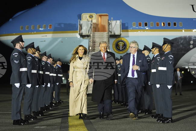 Западният печат коментира посещението на Тръмп във Великобритания
