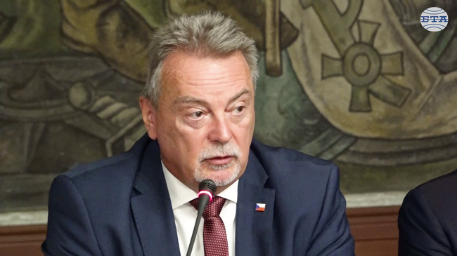 Търговският обмен между България и Чехия достигна 1,2 млрд. лв. през миналата година, каза посланик Мирослав Томан