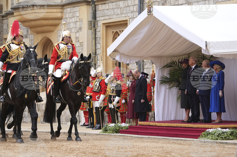 APTOPIX Trump Britain