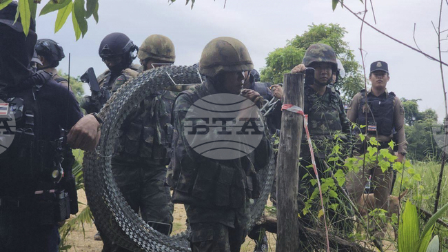 Тайланд замразява споразумението за спиране на огъня с Камбоджа