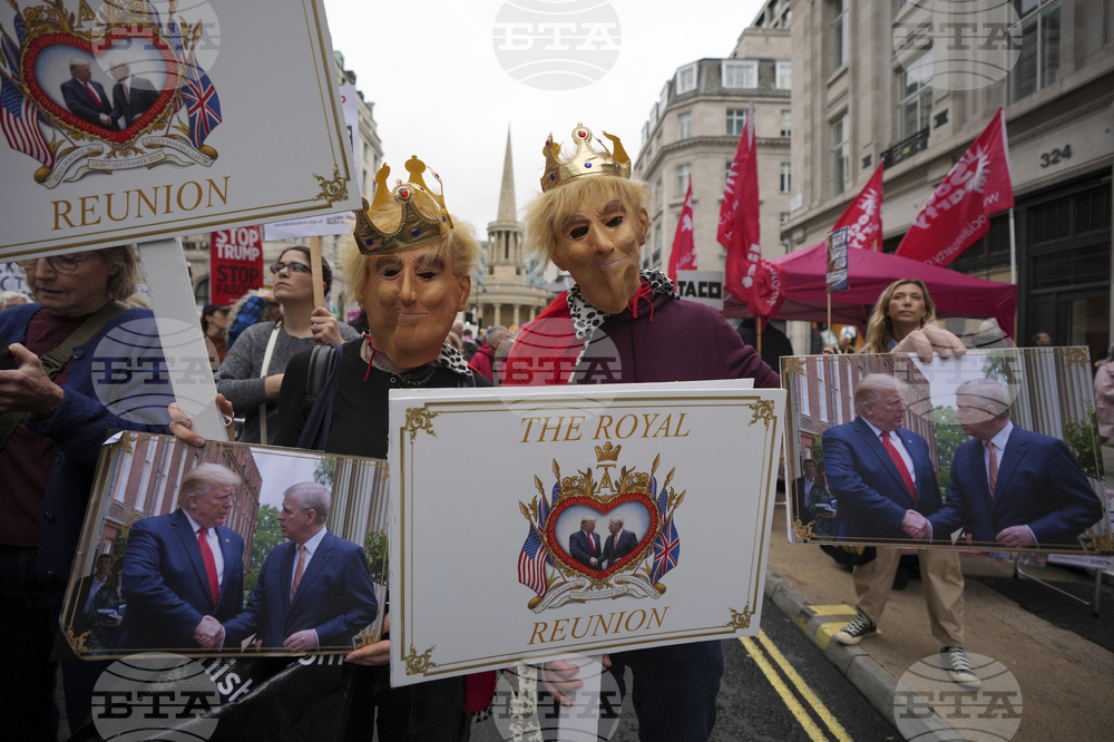 APTOPIX Trump Britain